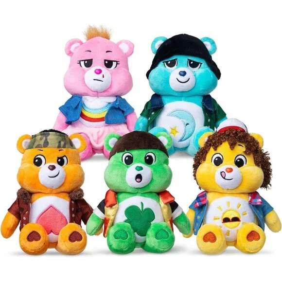 Care Bears x Stranger Things 9" Fun Size Plush - Tenderheart Bear as Lucas VHTF - Picture 5 of 8